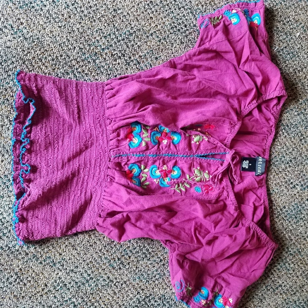 Peasant Crop Top